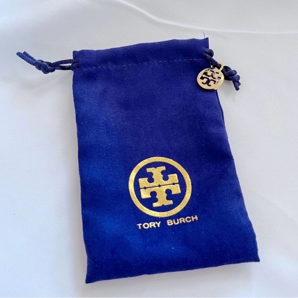 Tory Burch White and Gold Enamel Earrings - Picture 7 of 7